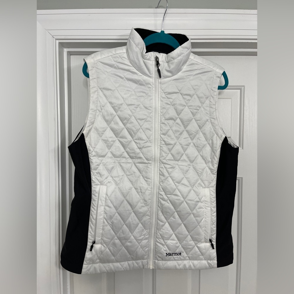 MARMOT Kitzbuhel Puffer Diamond Quilted Zip Jacket Vest EUC